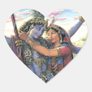 Adesivo Coração Swing Pastime - Radha e Krishna