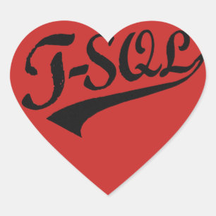 ADESIVO CORAÇÃO T-SQL