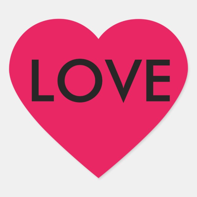 Adesivo Coração Tampas de amor (Frente)