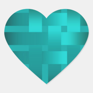 Adesivo Coração Tecelagem, fitas