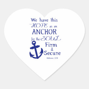 Adesivo Coração Temos Essa Esperança...