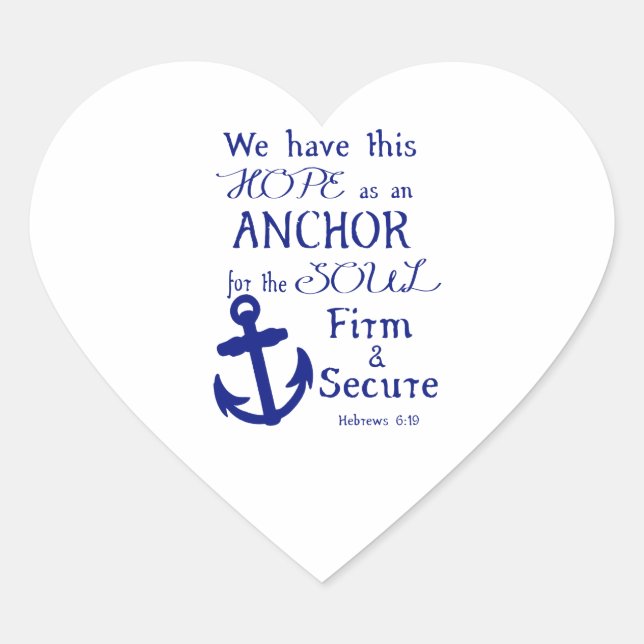 Adesivo Coração Temos Essa Esperança... (Frente)