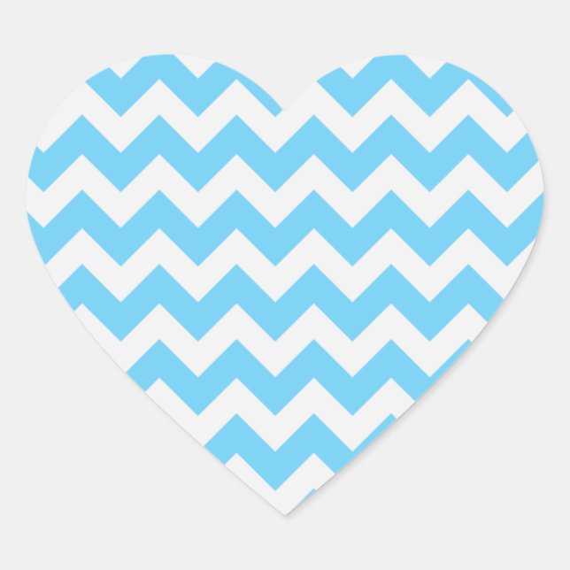 Adesivo Coração Tendy Chevron Heart Stickers (Frente)