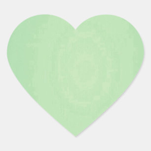 Adesivo Coração Teste padrão elegante verde da hortelã. Tendênc