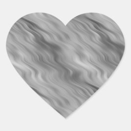 Adesivo Coração Textura em onda Rosa preto