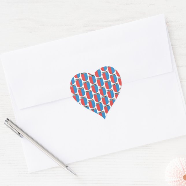 Adesivo Coração Ticino, Casaco de Armas. Cantões de Suiça (Criador carregado)