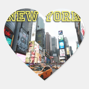 Adesivo Coração Times Square Nova Iorque USA