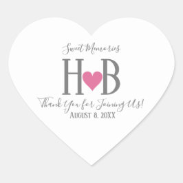 Adesivo Coração Tipografia Lembranças Doce Vinhetas De Casamento