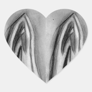 Adesivo Coração Todo mundo vai adorar este "Rezando Uma Oração"