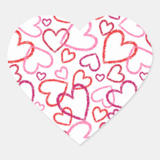 Adesivo Coração Trendy Heart Doodles 01