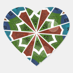 Adesivo Coração Trendy Sari design