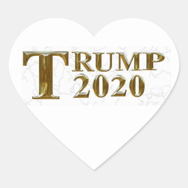 ADESIVO CORAÇÃO TRUMP 2020 (Frente)