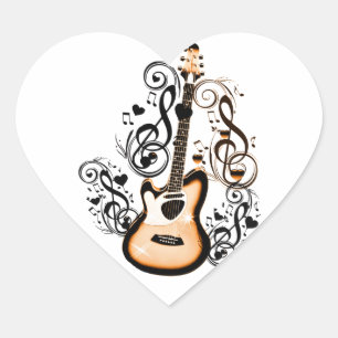 Adesivo Coração Tunes_ feliz