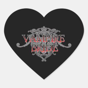 Adesivo Coração Vamire Bride Heart Sticker