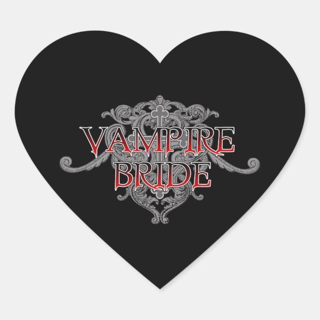 Adesivo Coração Vamire Bride Heart Sticker (Frente)