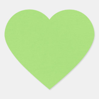 Adesivo Coração Verde Sólido