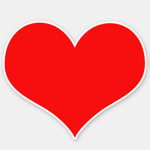 Adesivo Coração Vermelho dia de os namorados - Coração Bon