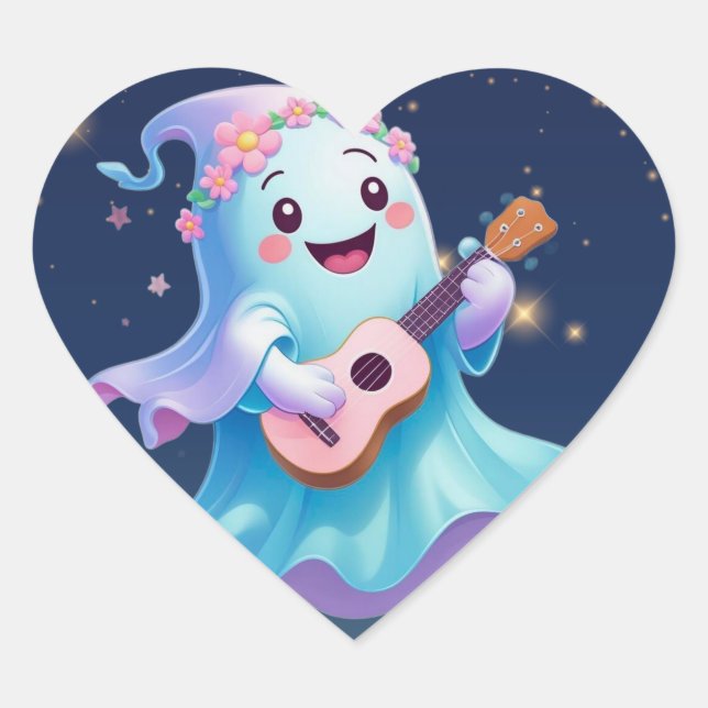 Adesivo Coração Vinheta (Frente)