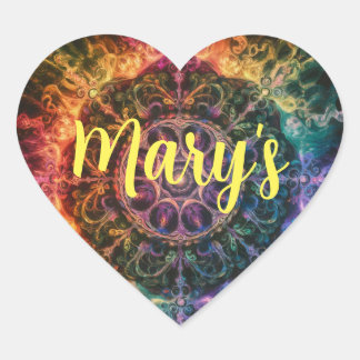 Adesivo Coração Vinheta