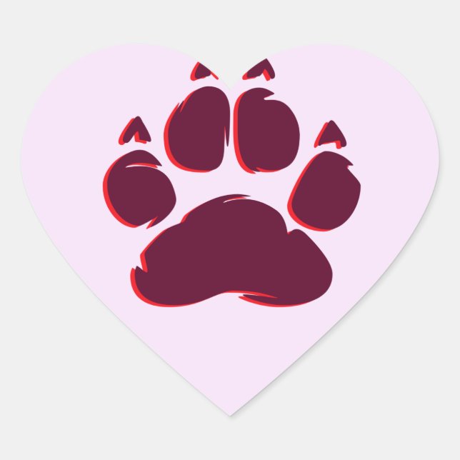 Adesivo Coração Vinheta (Frente)