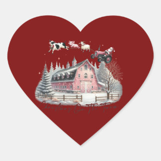 Adesivo Coração Vinheta