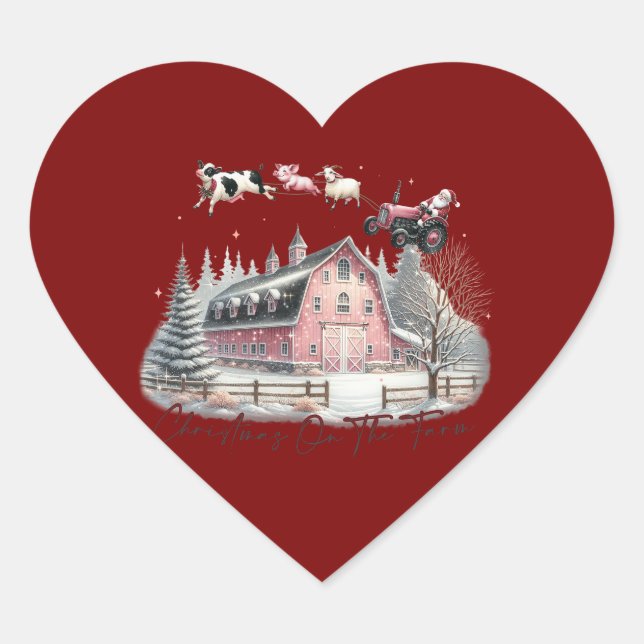 Adesivo Coração Vinheta (Frente)