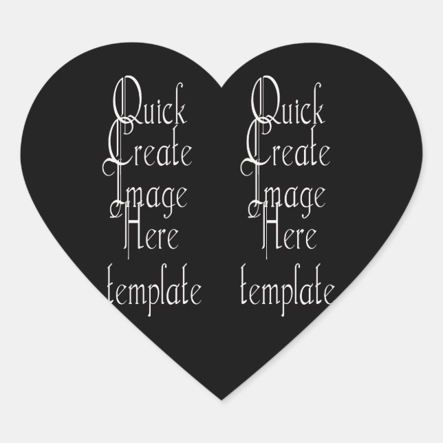 Adesivo Coração Vinheta (Frente)