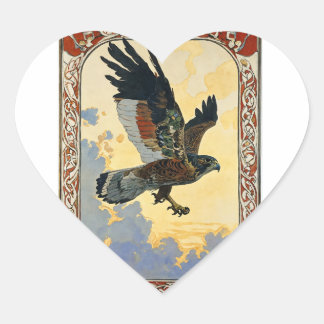 Adesivo Coração Vinheta