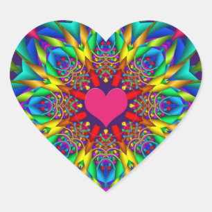 Adesivo Coração Vinheta-cardíaca romana