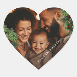 Adesivo Coração Vinheta Familiar