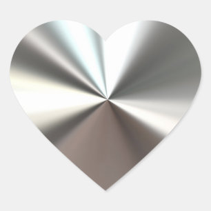 Adesivo Coração Vinheta Silver Burst