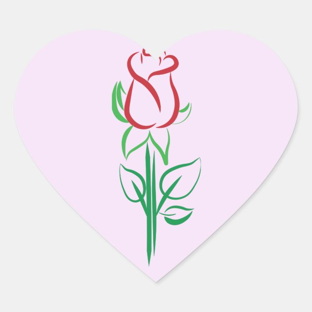 Adesivo Coração Vinhetas (Frente)