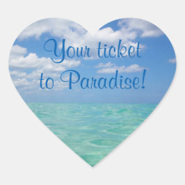 Adesivo Coração Vinhetas de Casamento para Envelope de Selo - Ocea