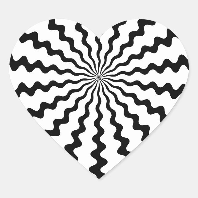 Adesivo Coração Vinhetas de Coração Quebradas (Frente)