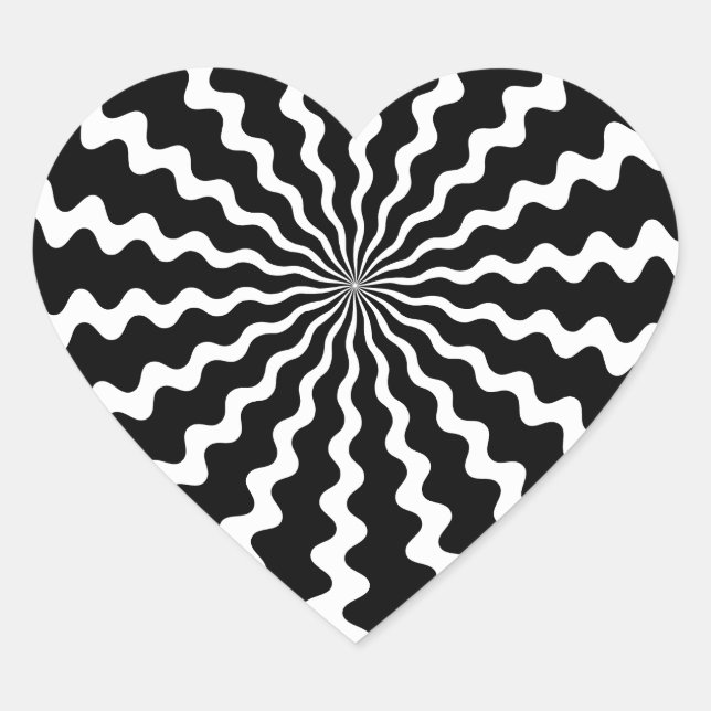 Adesivo Coração Vinhetas de Coração Quebradas (Frente)