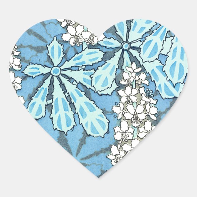 Adesivo Coração Vintage Chestnut Tree (Frente)