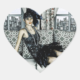 Adesivo Coração Vintage Retro 20 Anos Vintage Vintage Vintage