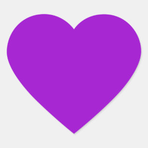 Adesivo Coração Violeta
