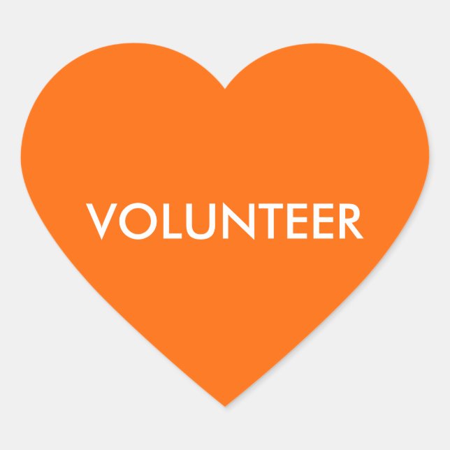 ADESIVO CORAÇÃO VOLUNTÁRIO (Frente)