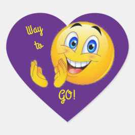 Adesivo Coração Way to Go Sticker