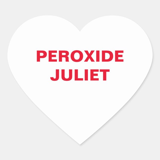 Adesivo Coração White Candy Heart (Frente)