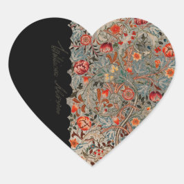 ADESIVO CORAÇÃO WILLIAM *MORRIS ACANTHUS PORTIERE ASSINATURA