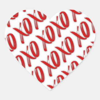 Adesivo Coração XOXO Sexy Red Stickers