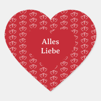 Adesivo Coração Zwei verbundene Herzen -