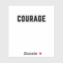 Adesivo coragem