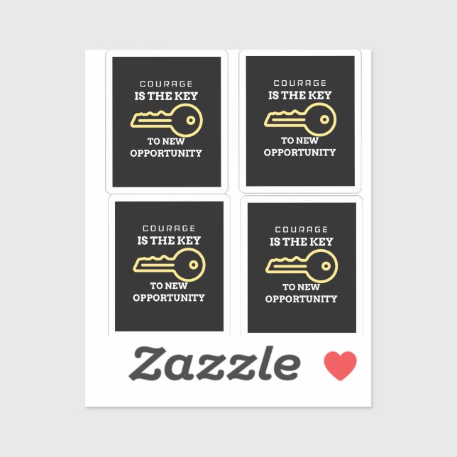 Adesivo Coragem é a chave para uma nova oportunidade (Folha)