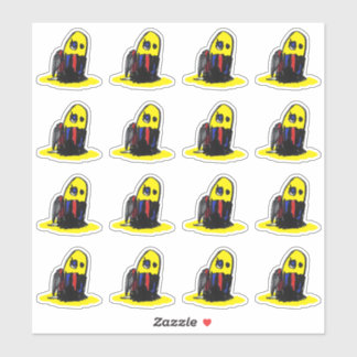 Adesivo Corante Amarelo Funky - Vinhetas De Vinilo De Cort