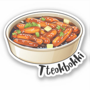 Adesivo Coreano Tteokbokki