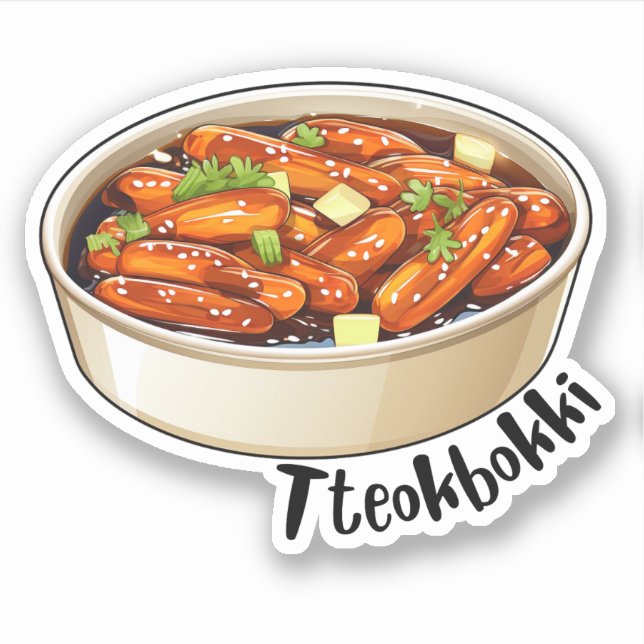 Adesivo Coreano Tteokbokki (Frente)
