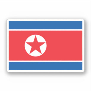 Adesivo Coreia do Norte